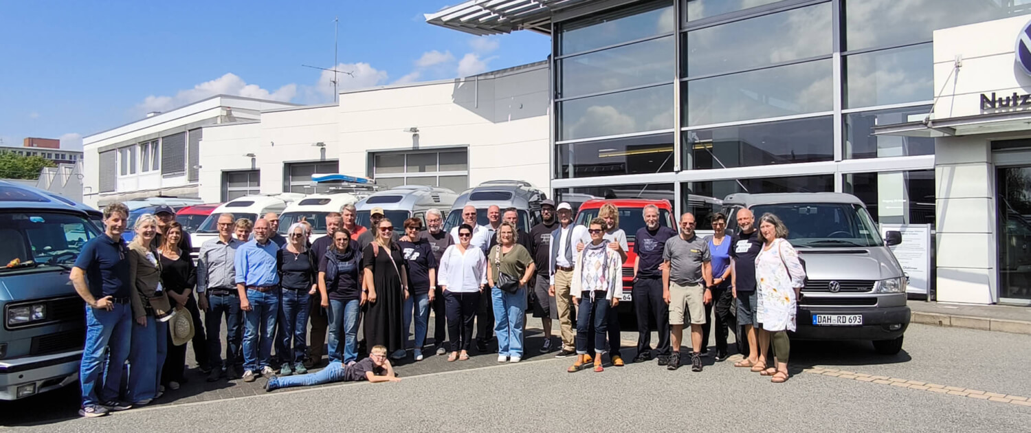 Dehlerfreunde on Tour mit Karl Dehler | 2024 - VW Nutzfahrzeuge Oldtimer